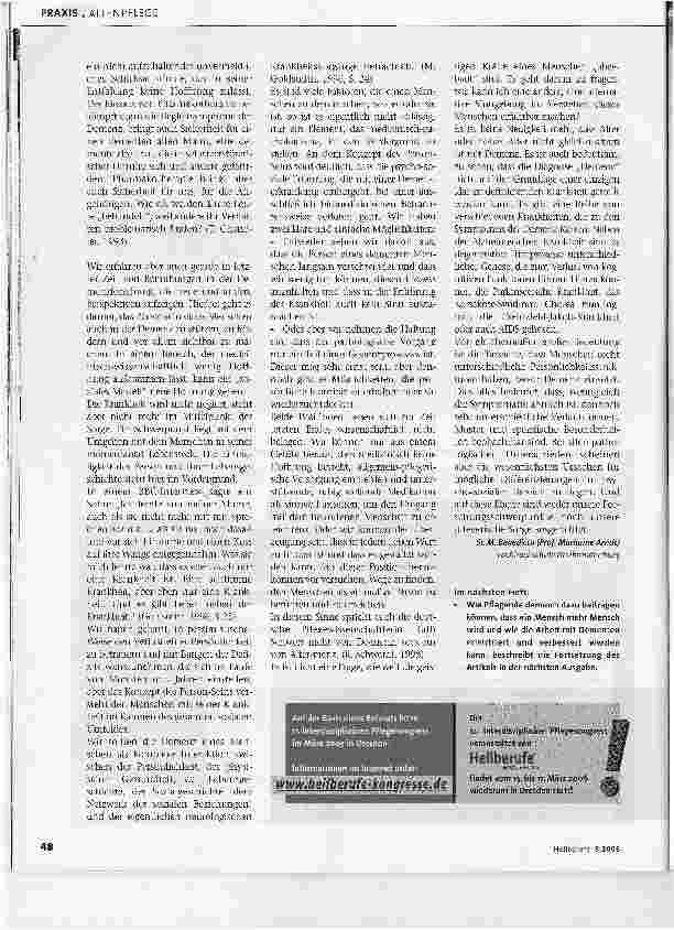 Vorschauseite 4: Demenzund die Frage nach Würde