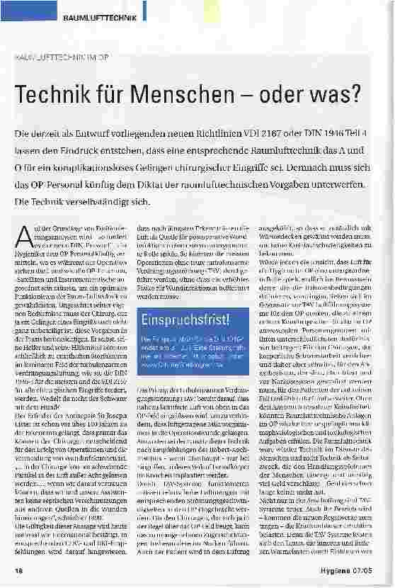 Vorschauseite 1: Technik für Menschen-oder was?