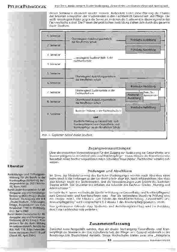 Vorschauseite 4: Dualer Studiengang Gesundheits-und Krankenpflege und Nursing and Administration