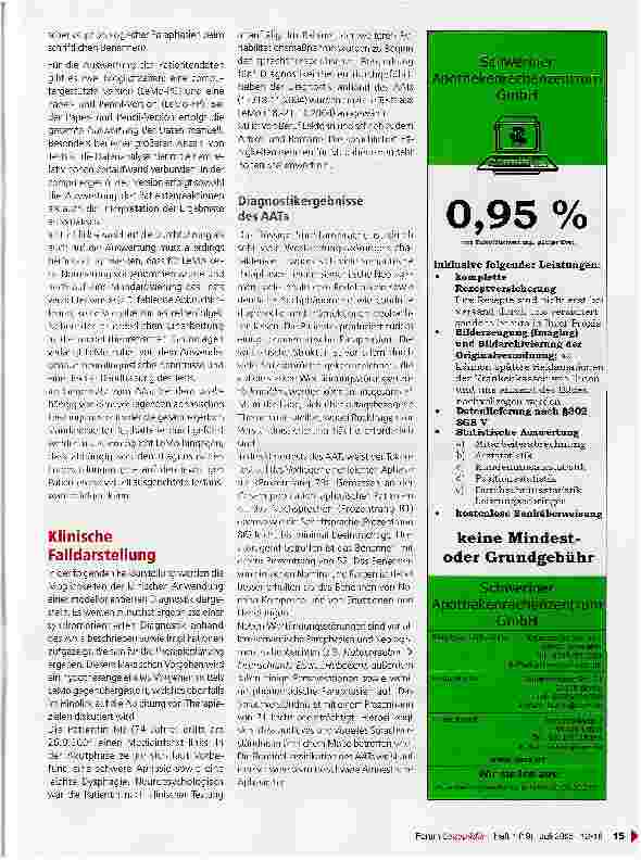 Vorschauseite 4: Neue Wege in der Aphasiediagnostik: LeMo - ein modellorientiertes Diagnostikverfahren