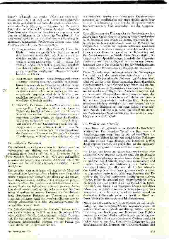 Vorschauseite 4: Gedanken zur Einführung in die psychiatrische Krankenplanung
