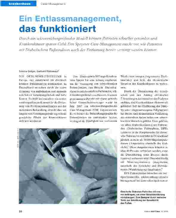 Vorschauseite 1: Ein Entlassmanagement, das funktioniert