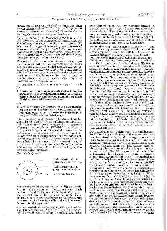 Vorschauseite 4: Der gesetzliche Behinderungsbegriff im Wandel der Zeit