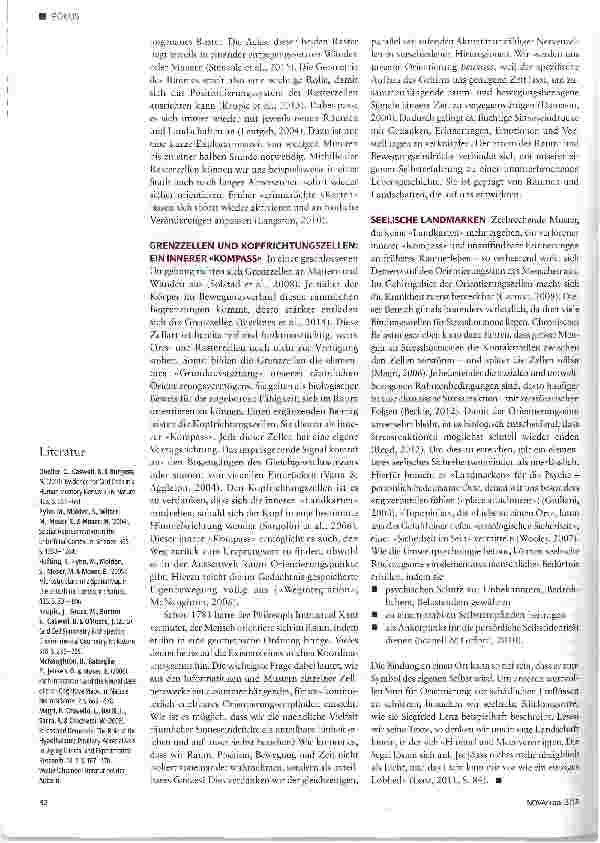 Vorschauseite 3: «Pfadfinder» im Gehirn