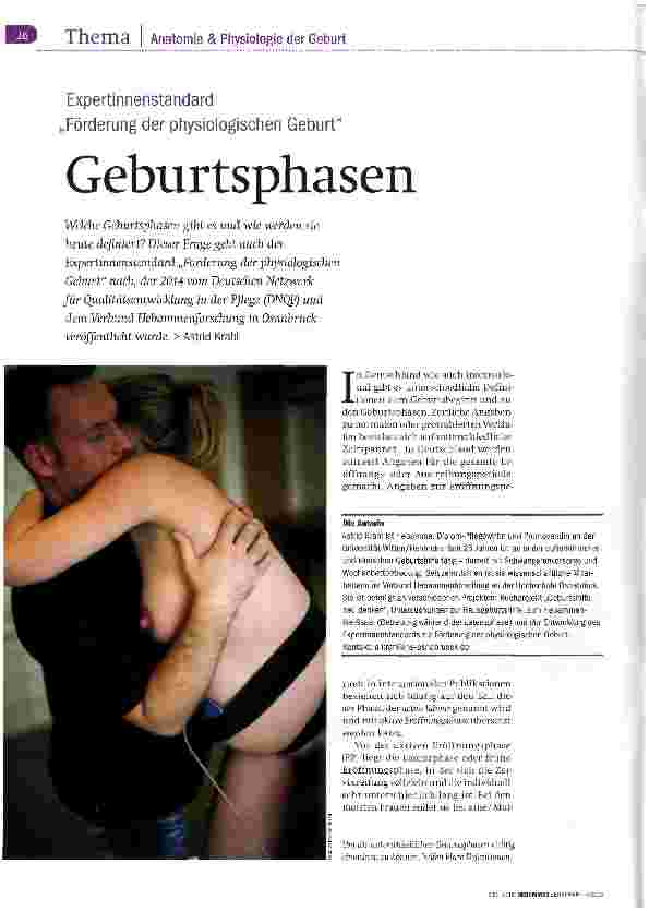 Vorschauseite 1: Geburtsphasen