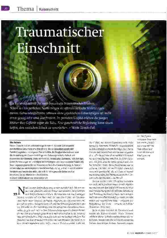 Vorschauseite 1: Traumatischer Einschnitt
