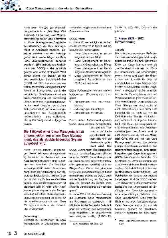 Vorschauseite 3: Case Management der vierten Generation oder: The Next Generation CM