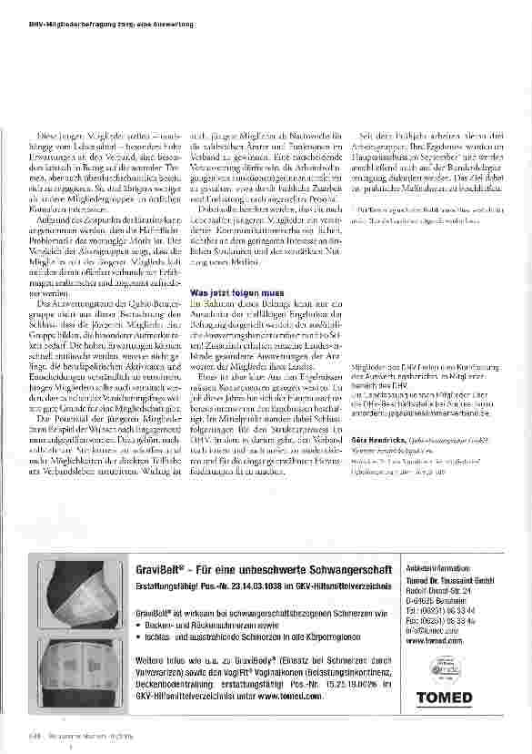Vorschauseite 3: Klare Signale aus der Mitgliedschaft