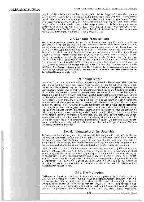 Vorschauseite 5: Die Lernsituation - Konstruktion und Erfahrung