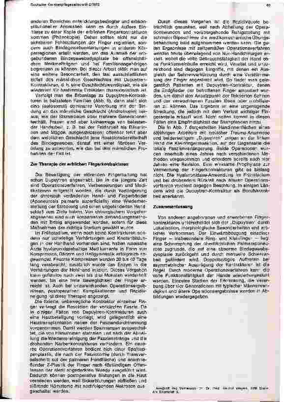 Vorschauseite 4: Die erbliche Beugekontraktur der Finger