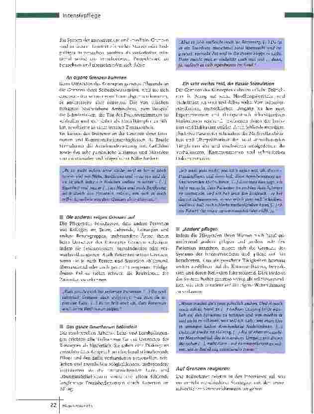 Vorschauseite 3: Basale StimulationAn Grenzen geraten