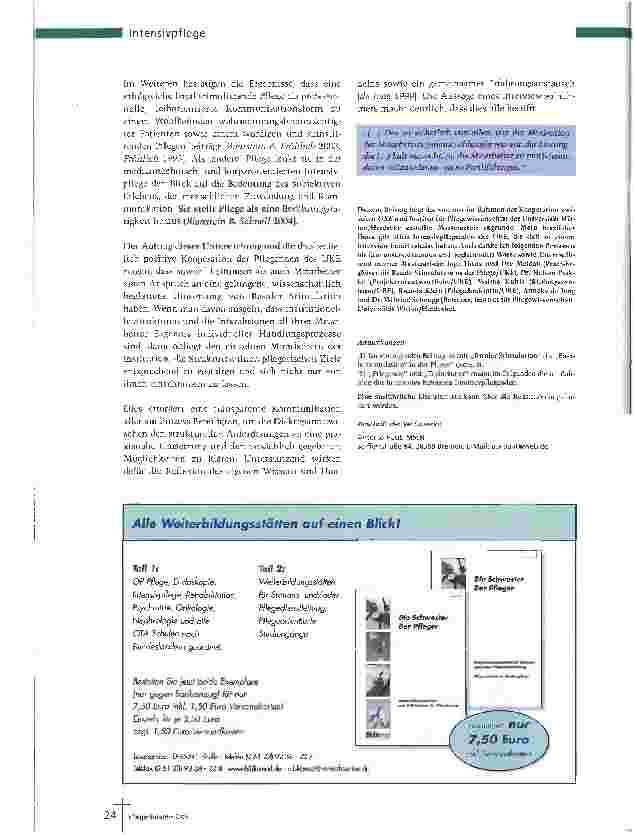 Vorschauseite 5: Basale StimulationAn Grenzen geraten