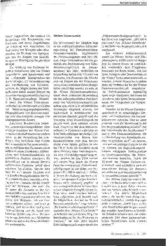 Vorschauseite 2: Die Wiener Patientenanwaltschaft