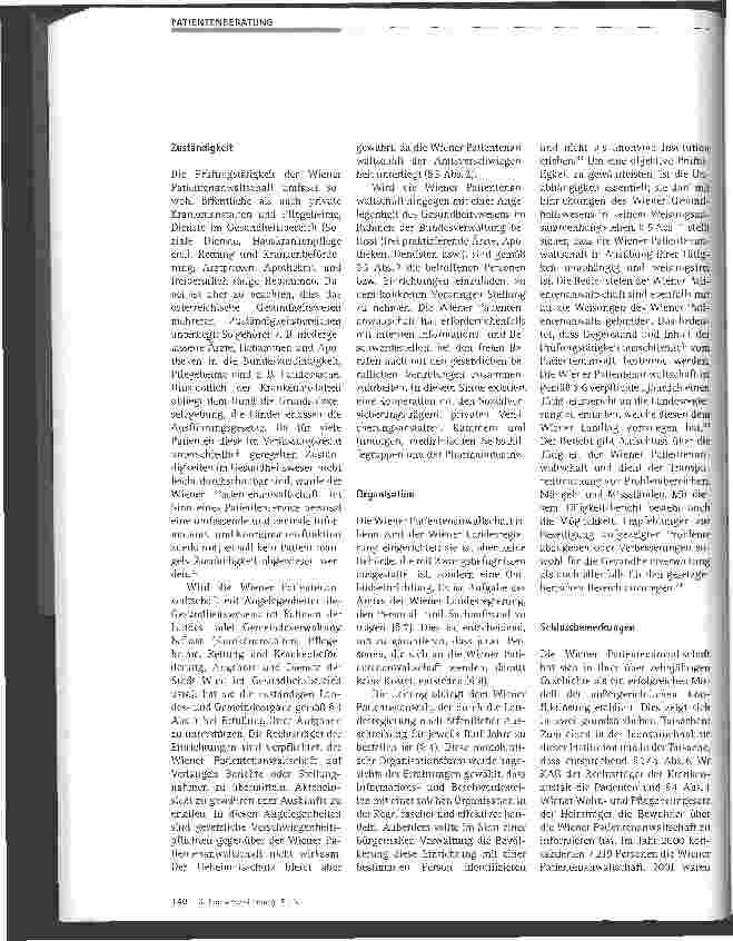 Vorschauseite 3: Die Wiener Patientenanwaltschaft