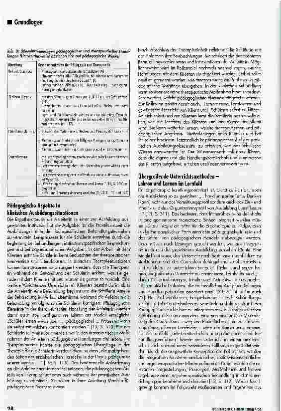 Vorschauseite 5: Die Ergotherapeutin als Pädagogin