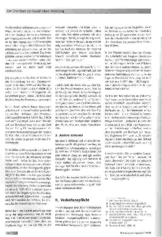 Vorschauseite 2: Der Grundsatz der Persönlichen Betreuung