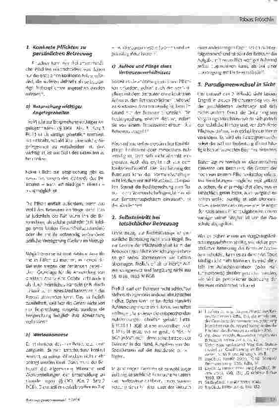 Vorschauseite 3: Der Grundsatz der Persönlichen Betreuung