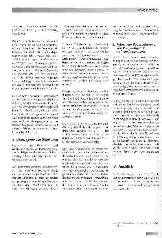 Vorschauseite 5: Der Grundsatz der Persönlichen Betreuung