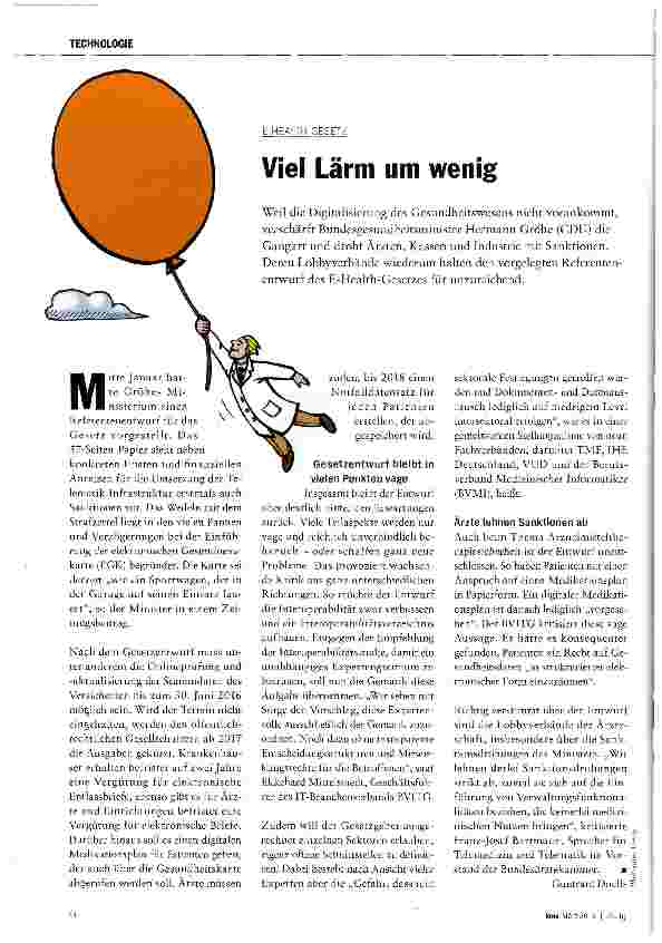 Vorschauseite 1: Viel Lärm um wenig