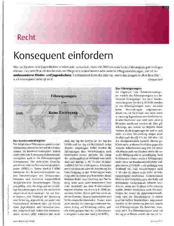 Vorschauseite 1: Konsequent einfordern