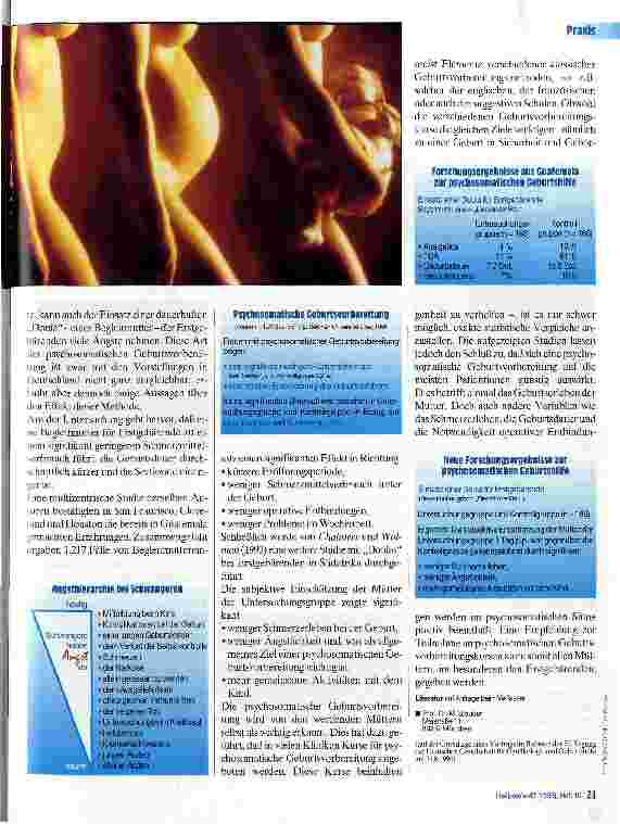 Vorschauseite 2: Psychosomatische Geburtsvorbereitung Einfluß auf die Mutter-Kind-Beziehung