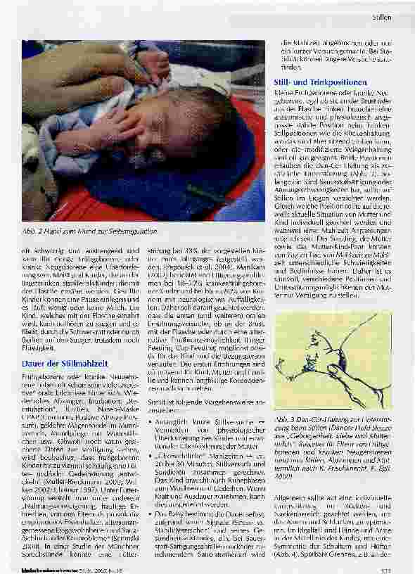 Vorschauseite 3: Entwicklungsbedingte Bereitschaft zum TrinkenAnatomische und physiologische Voraussetzungen