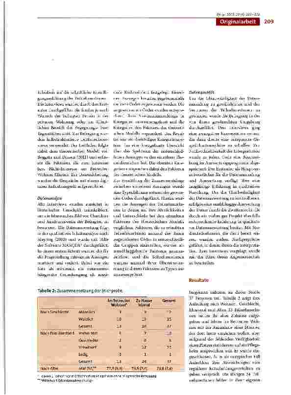 Vorschauseite 5: Einstellungen zum Betreuten Wohnen in Österreich Eine qualitative Studie