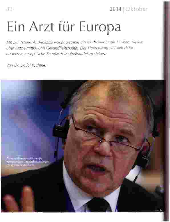 Vorschauseite 1: Ein Arzt für Europa