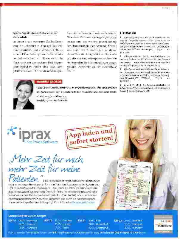 Vorschauseite 4: Ein interdisziplinärer Präventionskurs