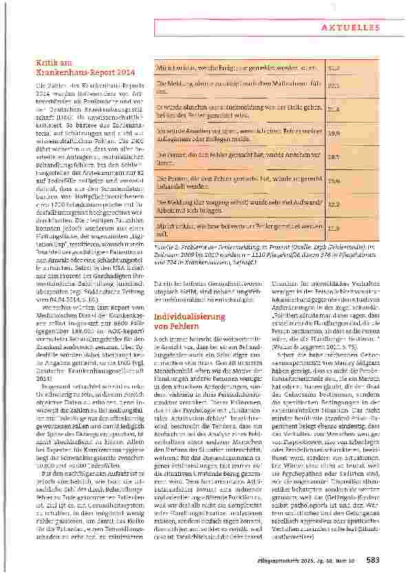Vorschauseite 2: Fehler analysieren, statt Schuldige suchen