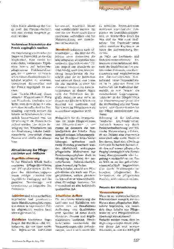 Vorschauseite 2: Standards, Leitlinien, RichtlinienDie komplette Verwirrung oder: Auf was kommt es eigentlich an?