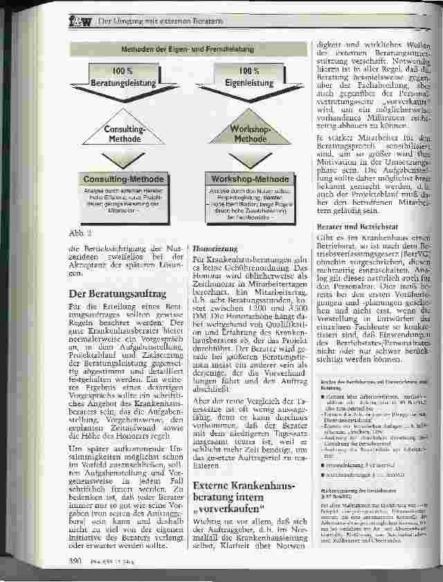 Vorschauseite 4: Der Umgang mit externen Beratern