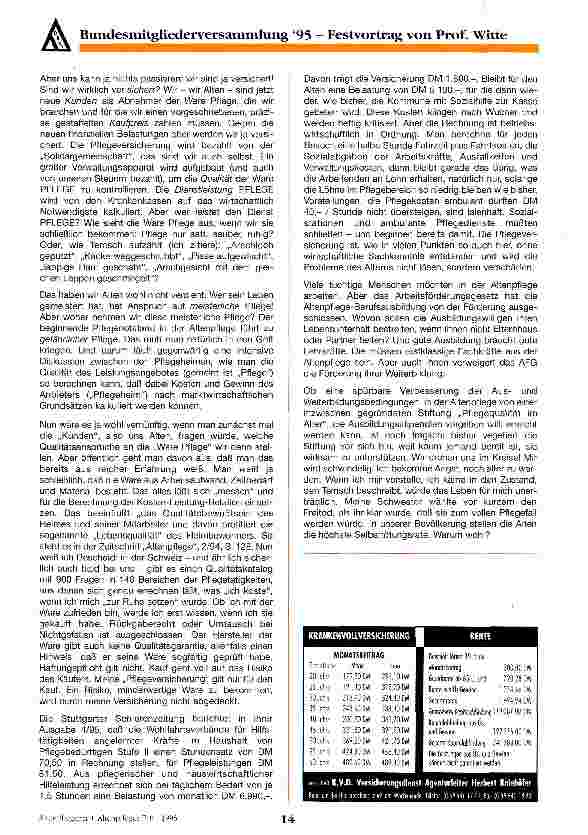 Vorschauseite 4: Erwartungen der alten Generation an die Altenpflege