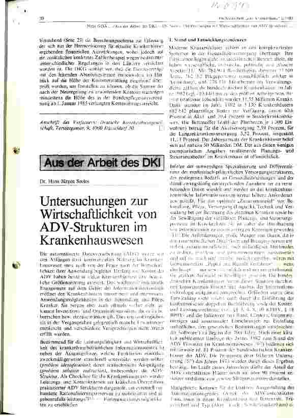 Vorschauseite 4: Die GÖÄ und ihre Auswirkungen