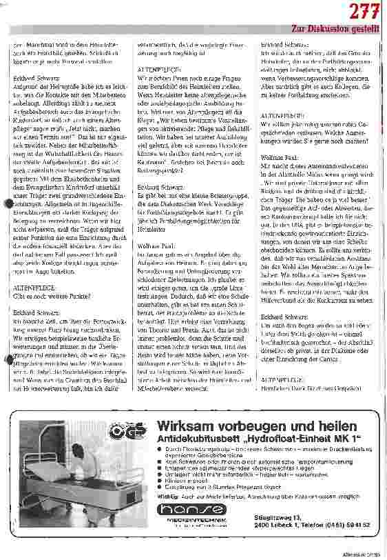 Vorschauseite 3: Geschäftsführung im Altenheim