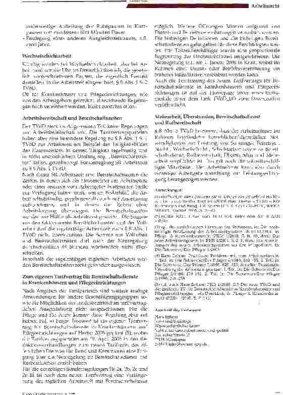 Vorschauseite 4: Der neue TVöD und der geplante TV für Krankenhäuser und Pflegeeinrichtungen