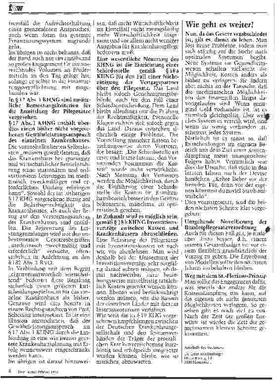 Vorschauseite 3: Neuordnung der Krankenhausfinanzierung oder des Kaisers neue Kleider