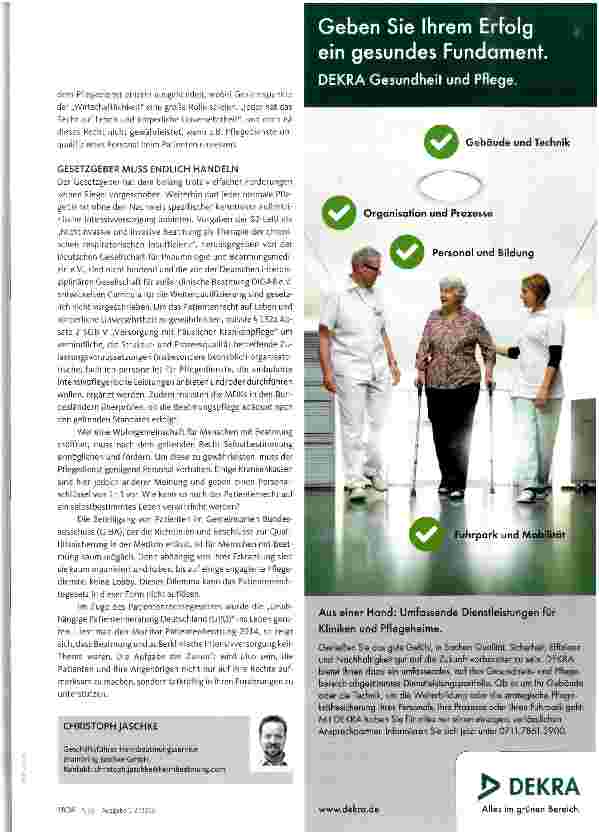 Vorschauseite 2: Warum so viele Menschen vom PRG nichts haben