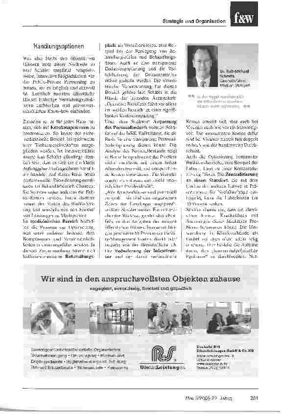Vorschauseite 2: Glänzende Zukunft für öffentliche Krankenhäuser?Situation und Chancen am Beispiel Vivantes und Klinikum Stuttgart