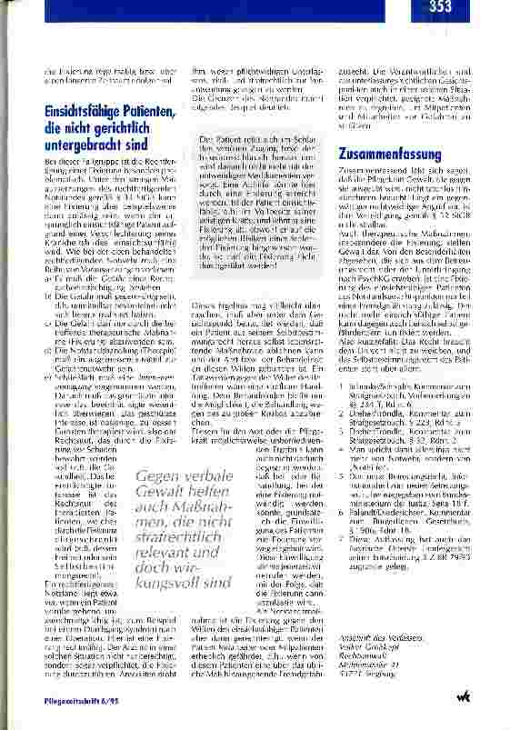 Vorschauseite 4: Gewalt - was tun? Angemessenes Verhalten in Krisensituationen