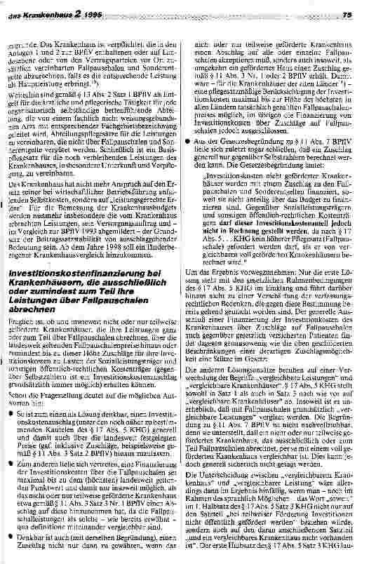 Vorschauseite 3: Möglichkeiten und Grenzen der Finanzierung von Krankenhausinvestitionen durch Zuschläge auf Fallpauschalen und Sonderentgelte
