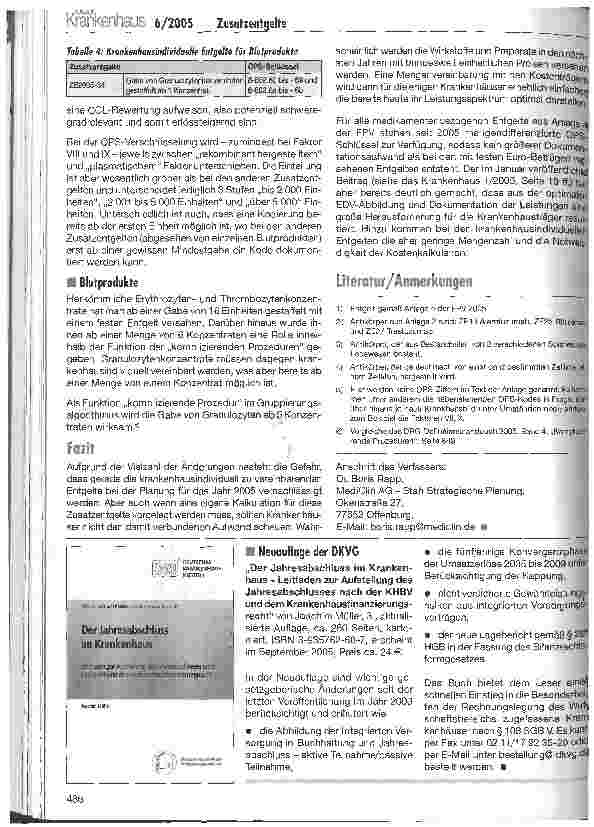 Vorschauseite 3: Zusatzentgelte für Laborund Apothekenprodukte