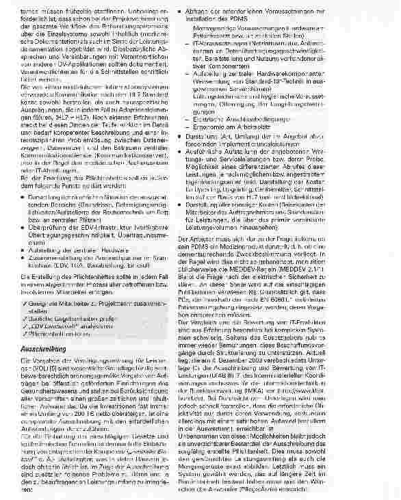 Vorschauseite 3: Empfehlungen zur Beschaffung eines Patientendatenmanagementsystems (PDMS