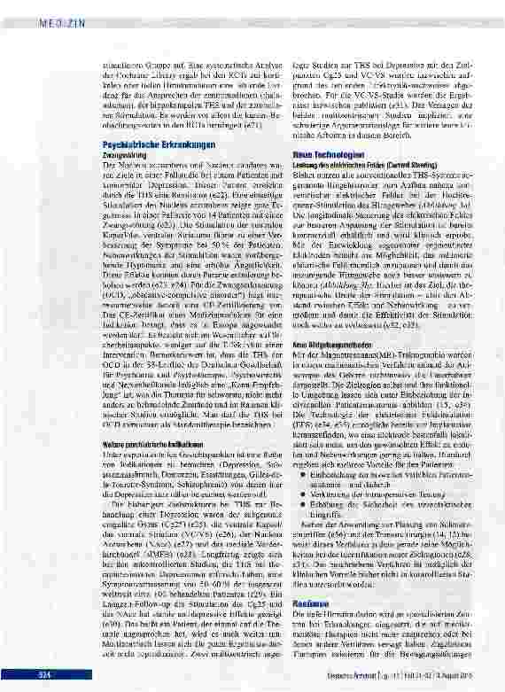 Vorschauseite 6: Tiefe Hirnstimulation bei neurologischen und psychiatrischen Erkrankungen
