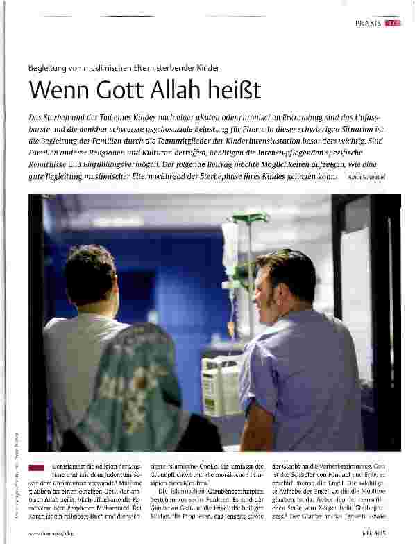 Vorschauseite 1: Wenn Gott Allah heißt