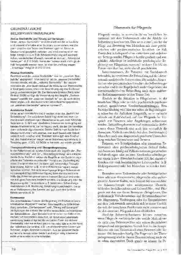 Vorschauseite 3: ASSISTIERTER SUIZID & TÖTUNG AUF VERLANGEN