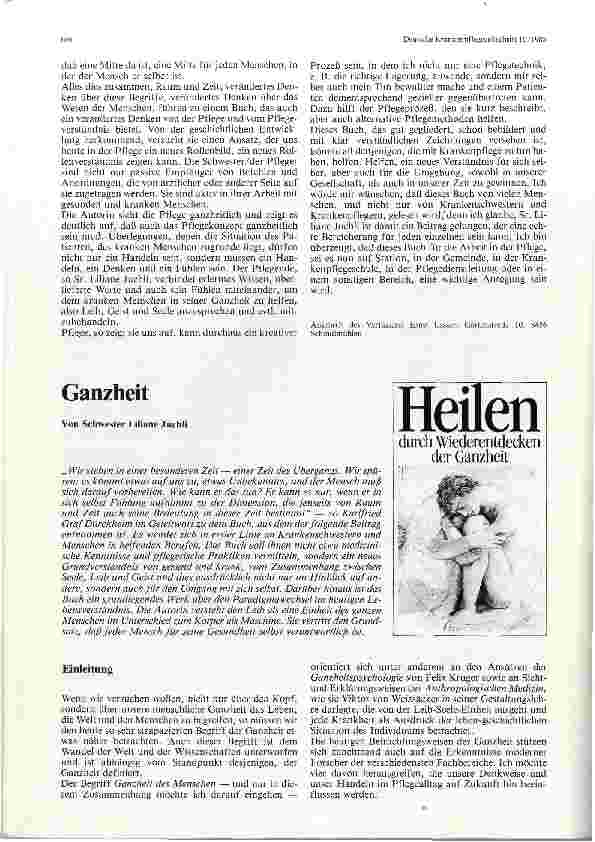 Vorschauseite 2: Heilen durch Wiederentdecken der Ganzheit