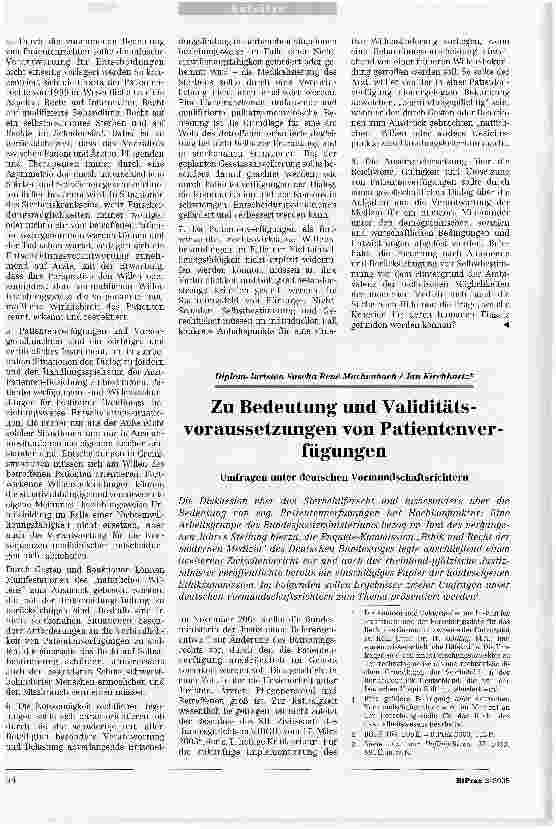 Vorschauseite 3: Patientenautonomie am Lebensende aus (palliativ-)medizinischer Sicht