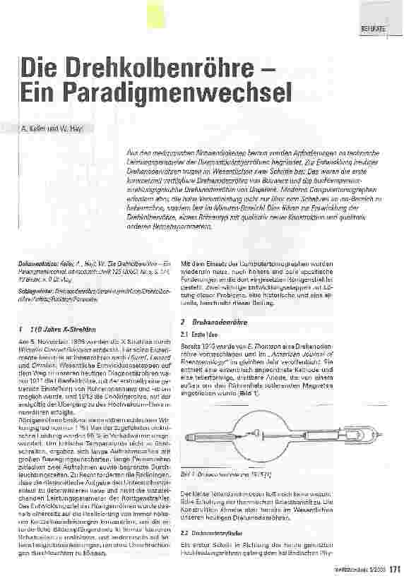 Vorschauseite 1: Die Drehkolbenröhre - Ein Paradigmenwechsel