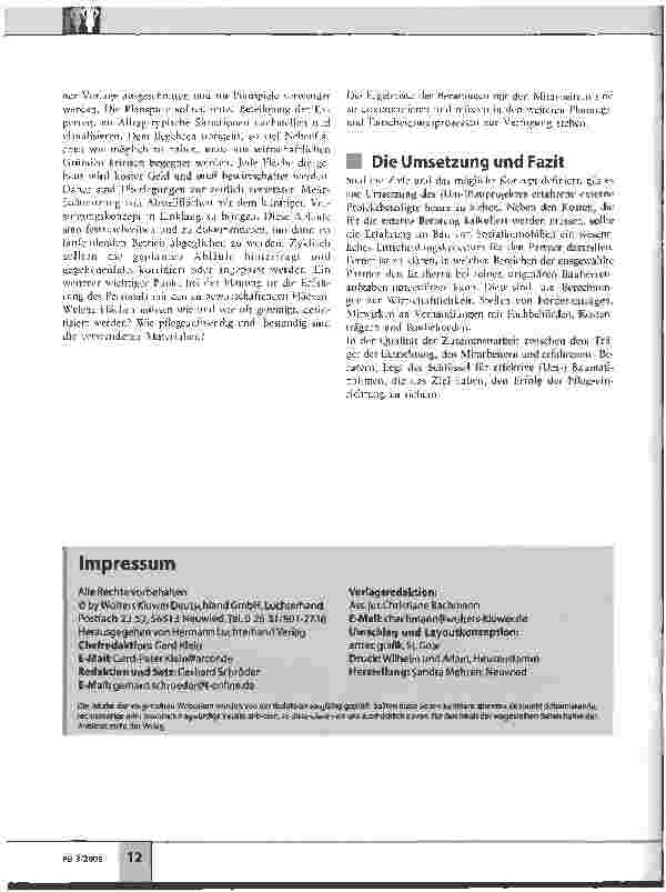 Vorschauseite 4: Eine(Pflege-) Managementaufgabe zur Zukunftssicherung